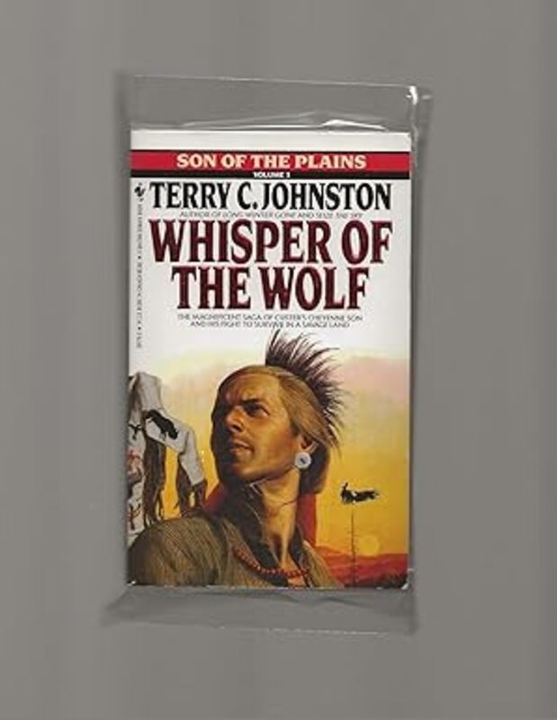 Book cover for "Whisper of the Wolf" by Terry C Johnston