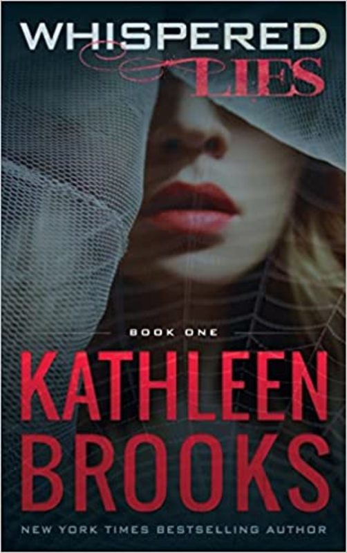 Book cover for "Whispered Lies" by Kathleen Brooks