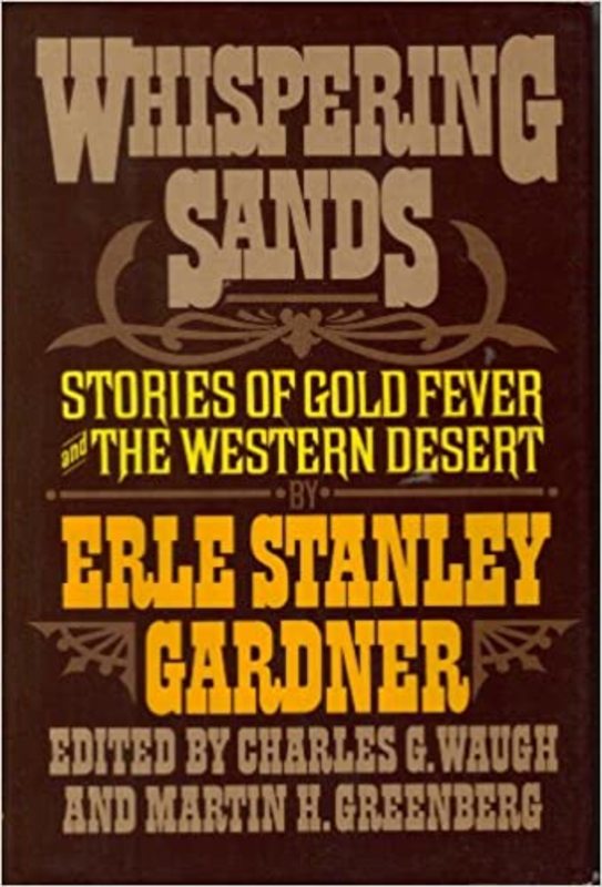 Book cover for "Whispering Sands" by Erle Stanley Gardner