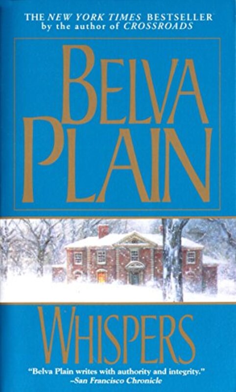 Book cover for "Whispers" by Belva Plain