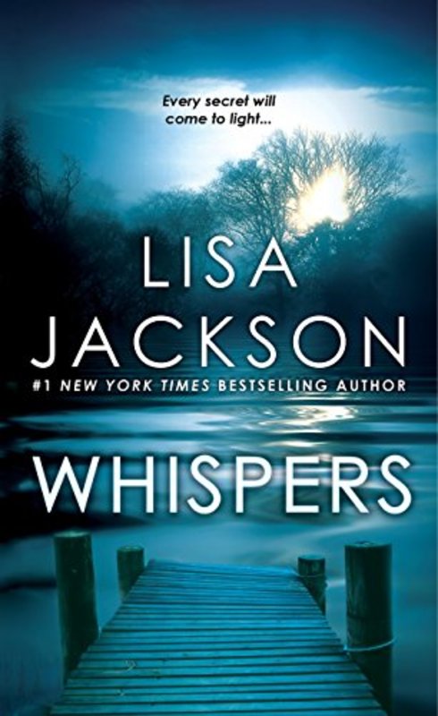 Book cover for "Whispers" by Lisa Jackson