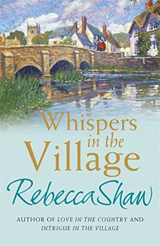 Book cover for "Whispers In The Village" by Rebecca Shaw