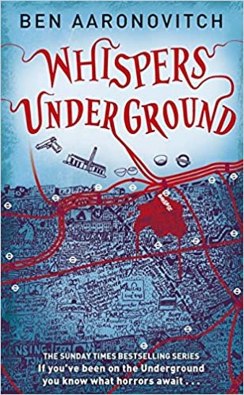Book cover for "Whispers Under Ground" by Ben Aaronovitch