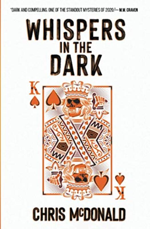 Book cover for "Whispers in the Dark" by Chris McDonald