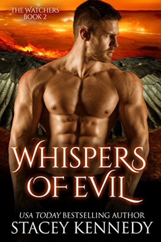 Book cover for "Whispers of Evil" by Stacey Kennedy