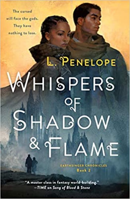 Book cover for "Whispers of Shadow and Flame" by L Penelope