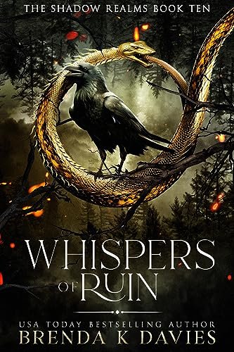Book cover for "Whispers of Ruin" by Brenda K Davies
