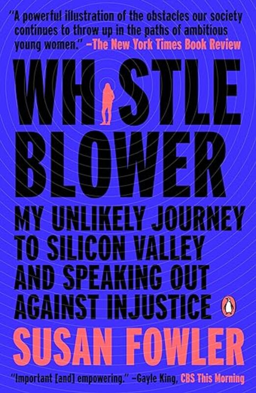 Book cover for "Whistleblower" by Susan J. Fowler