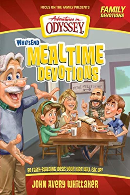 Book cover for "Whit's End Mealtime Devotions" by Tricia Goyer