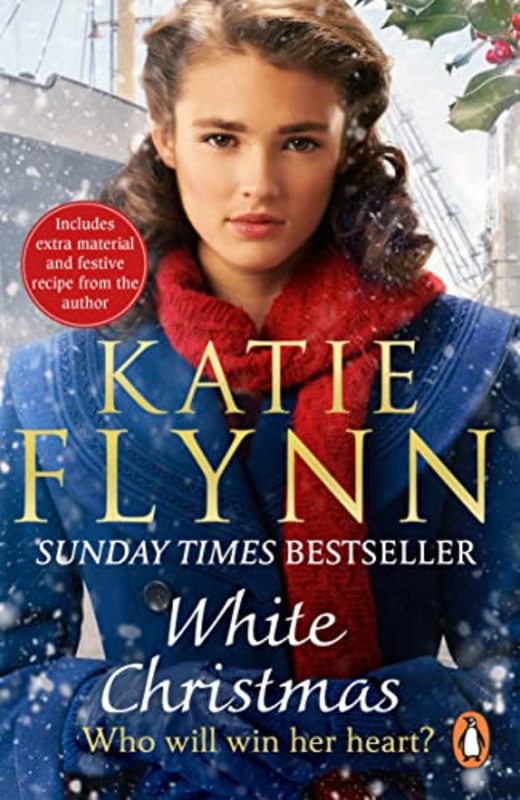Book cover for "White Christmas" by Katie Flynn