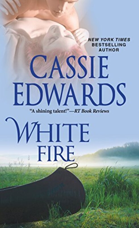 Book cover for "White Fire" by Cassie Edwards