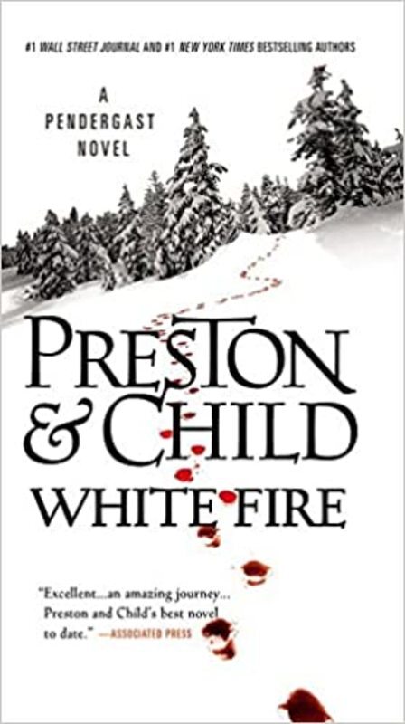 Book cover for "White Fire" by Douglas Preston