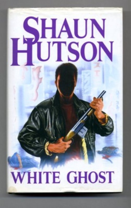 Book cover for "White Ghost" by Shaun Hutson