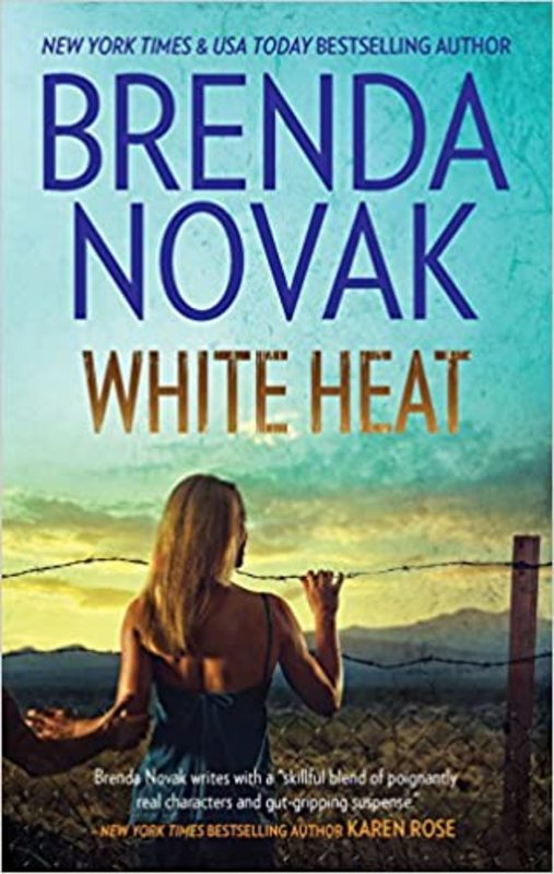 Book cover for "White Heat" by Brenda Novak