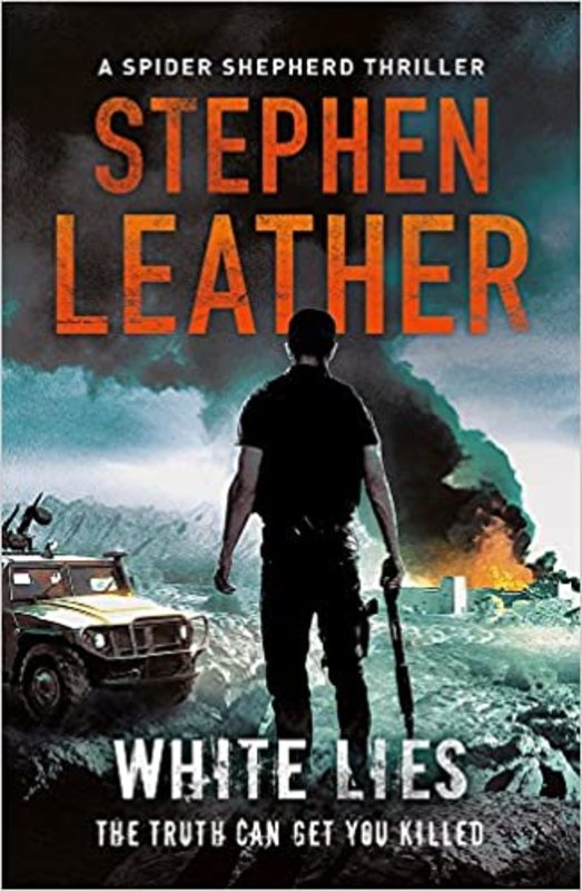 Book cover for "White Lies" by Stephen Leather
