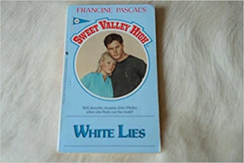Book cover for "White Lies" by Francine Pascal