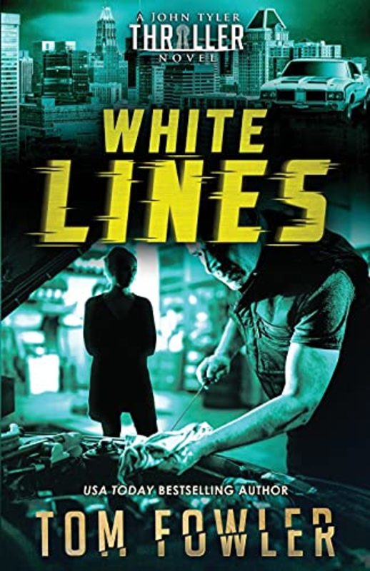 Book cover for "White Lines" by Tom Fowler