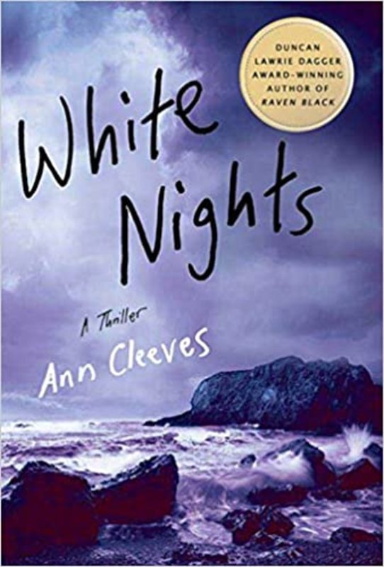 Book cover for "White Nights" by Ann Cleeves