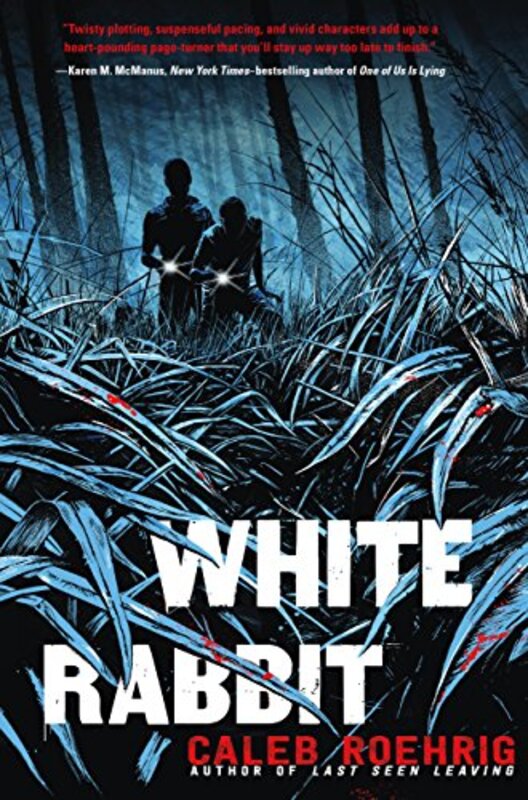 Book cover for "White Rabbit" by Caleb Roehrig