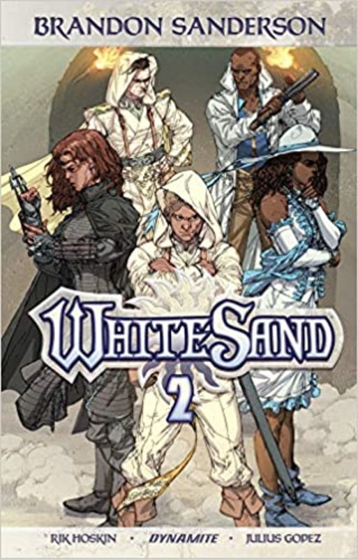 Book cover for "White Sand Volume 2" by Brandon Sanderson
