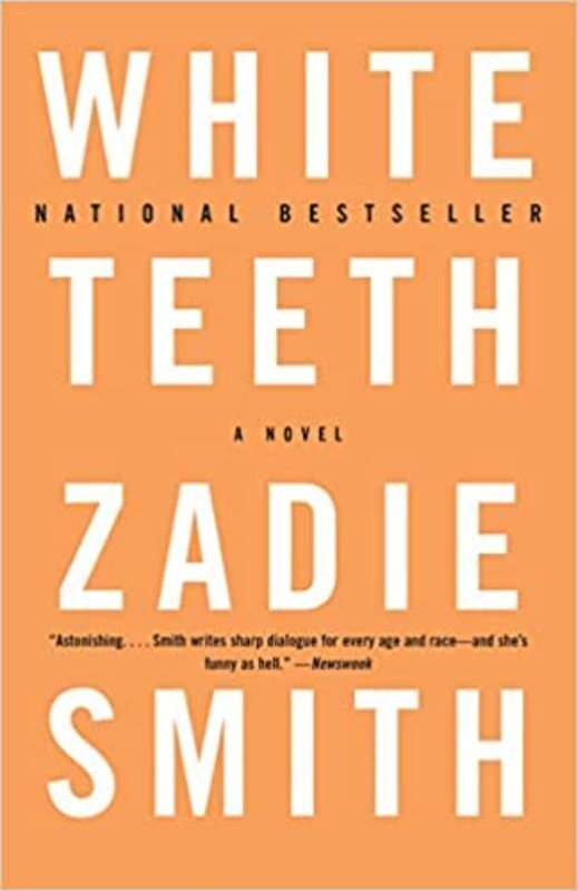 Book cover for "White Teeth" by Zadie Smith