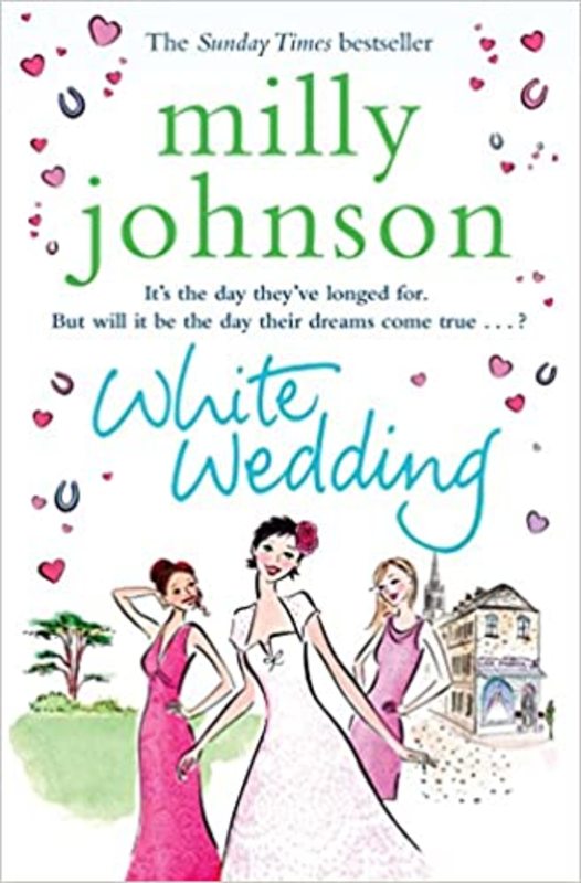 Book cover for "White Wedding" by Milly Johnson