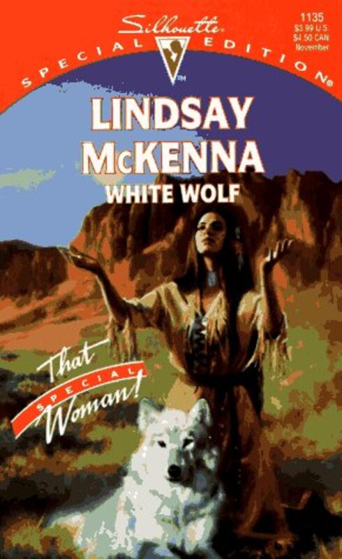 Book cover for "White Wolf" by Lindsay McKenna