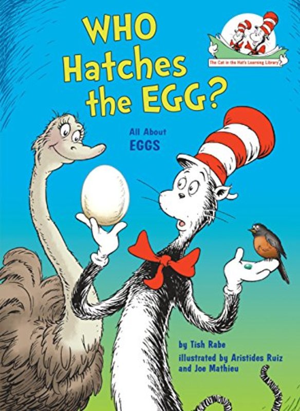 Book cover for "Who Hatches the Egg?" by Tish Rabe