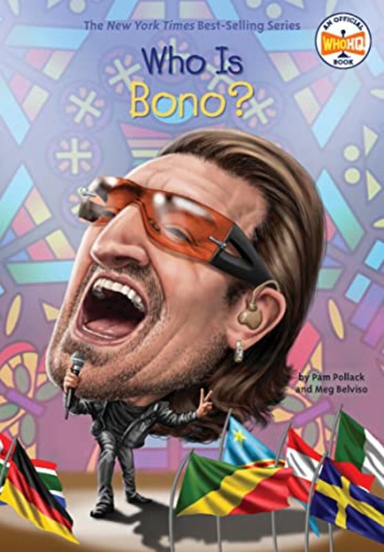Book cover for "Who Is Bono?" by Who HQ