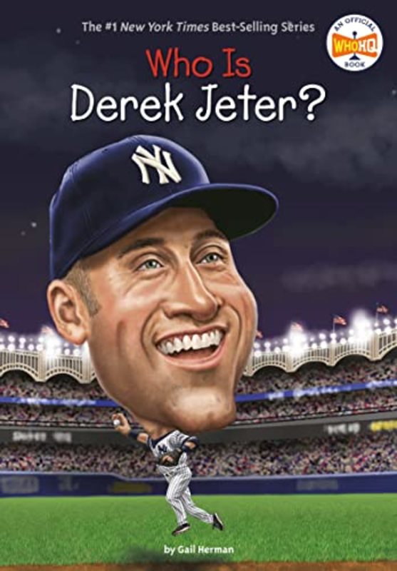 Book cover for "Who Is Derek Jeter?" by Who HQ