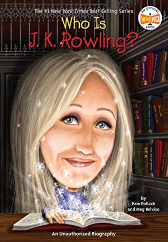 Book cover for "Who Is J.K. Rowling?" by Who HQ