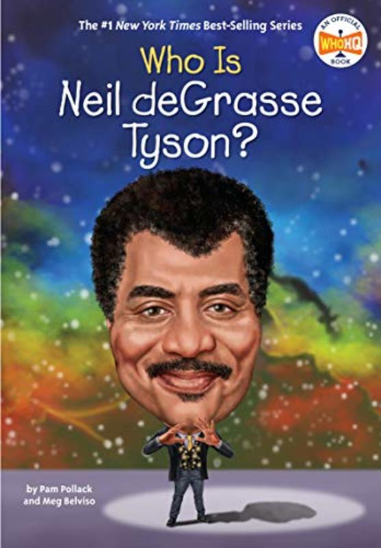 Book cover for "Who Is Neil deGrasse Tyson?" by Who HQ