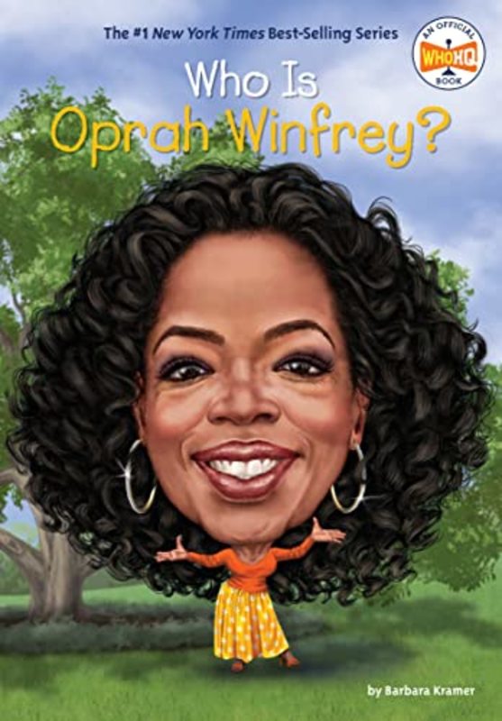 Book cover for "Who Is Oprah Winfrey?" by Who HQ