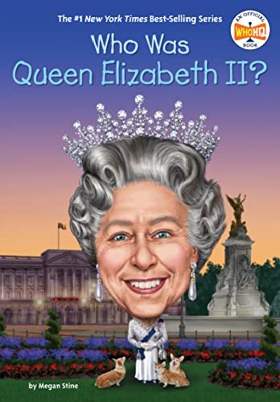 Book cover for "Who Is Queen Elizabeth II?" by Who HQ