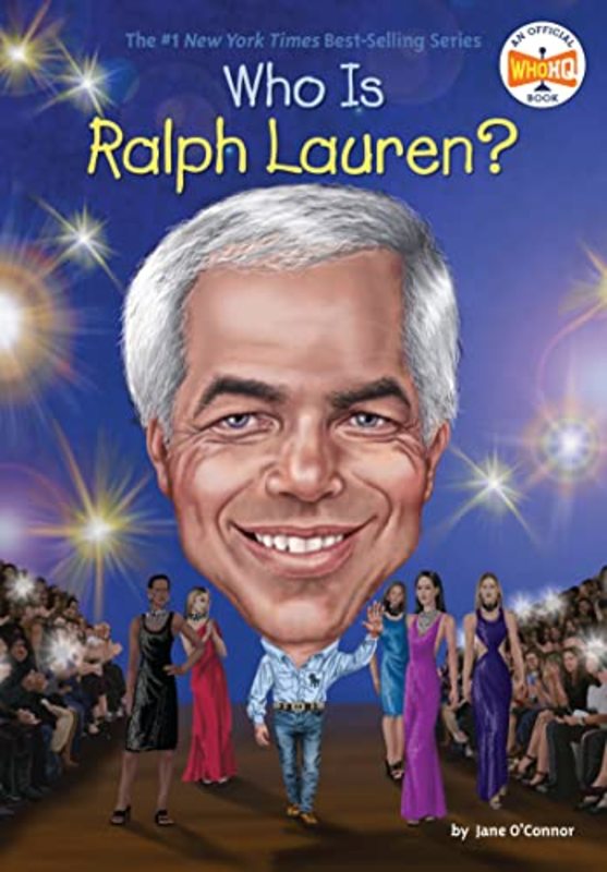 Book cover for "Who Is Ralph Lauren?" by Who HQ