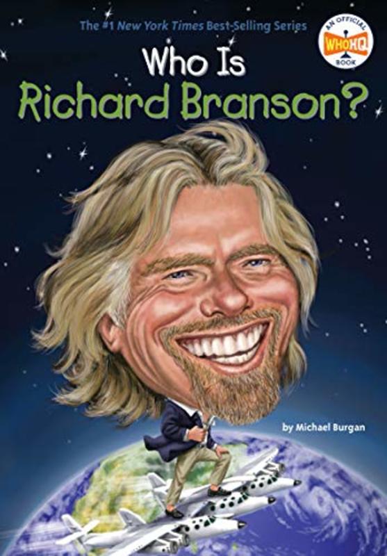 Book cover for "Who Is Richard Branson?" by Who HQ