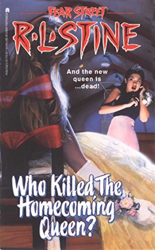 Book cover for "Who Killed The Homecoming Queen?" by R.L. Stine
