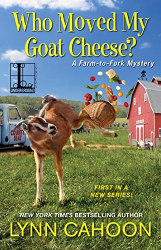 Book cover for "Who Moved My Goat Cheese?" by Lynn Cahoon