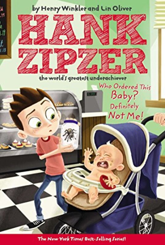 Book cover for "Who Ordered This Baby? Definitely Not Me!" by Henry Winkler
