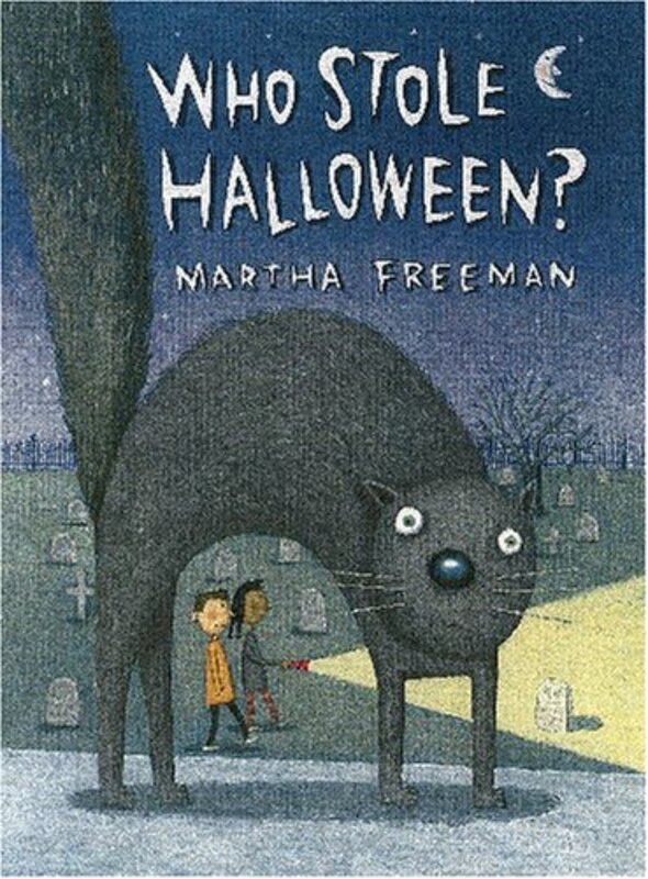 Book cover for "Who Stole Halloween?" by Martha Freeman