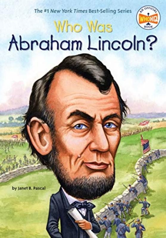 Book cover for "Who Was Abraham Lincoln?" by Who HQ