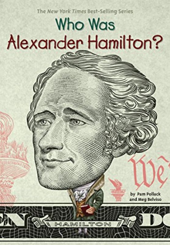 Book cover for "Who Was Alexander Hamilton?" by Who HQ