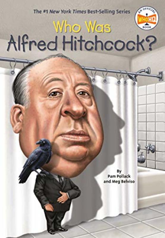 Book cover for "Who Was Alfred Hitchcock?" by Who HQ