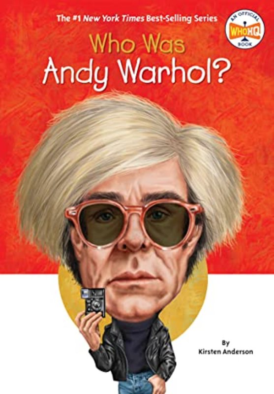 Book cover for "Who Was Andy Warhol?" by Who HQ