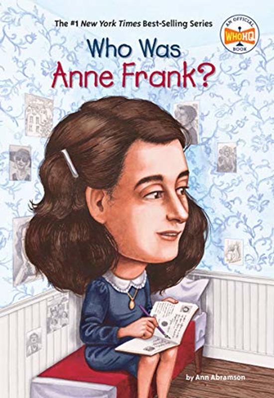 Book cover for "Who Was Anne Frank?" by Who HQ