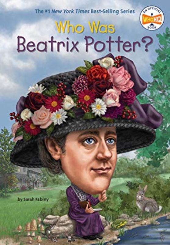Book cover for "Who Was Beatrix Potter?" by Who HQ