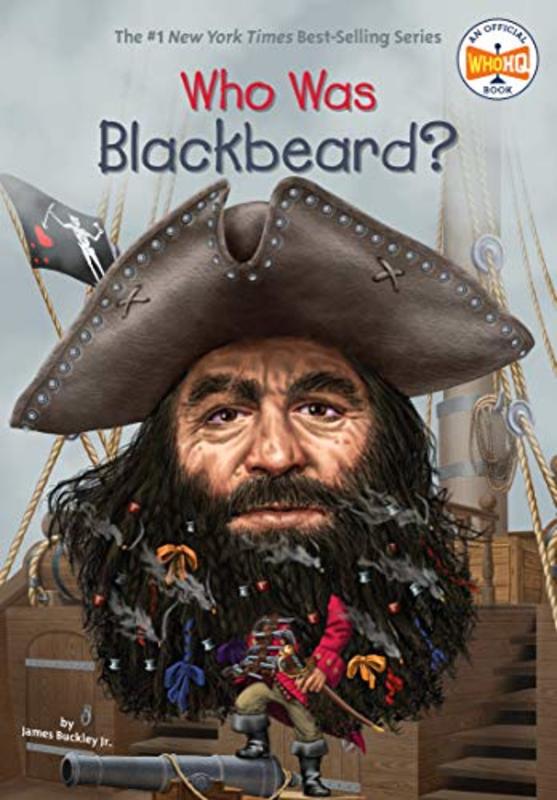 Book cover for "Who Was Blackbeard?" by Who HQ