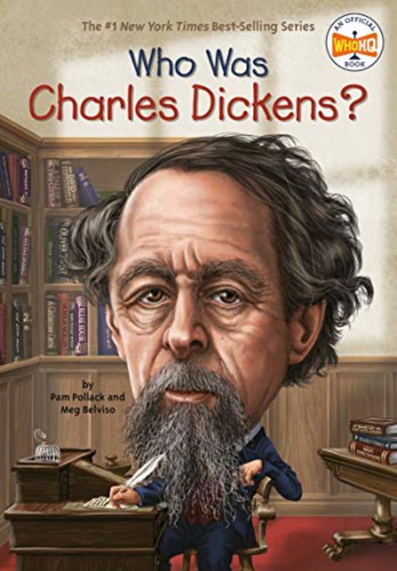 Book cover for "Who Was Charles Dickens?" by Who HQ