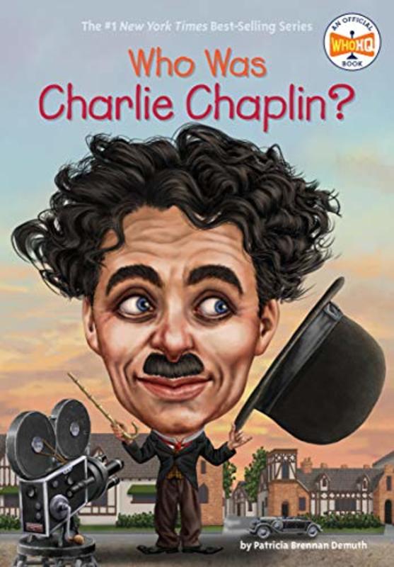 Book cover for "Who Was Charlie Chaplin?" by Who HQ