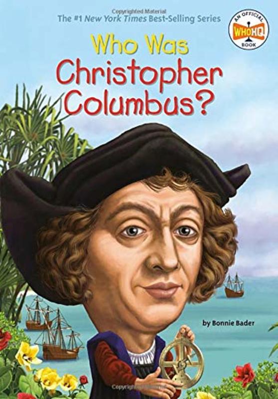 Book cover for "Who Was Christopher Columbus?" by Who HQ